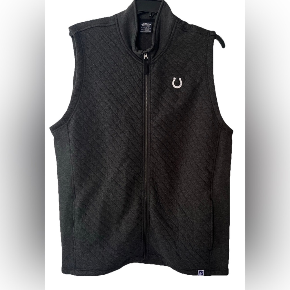 Charles River Apparel NFL Franconia Quilted Vest Indy Colts Mens XLG Also X Long